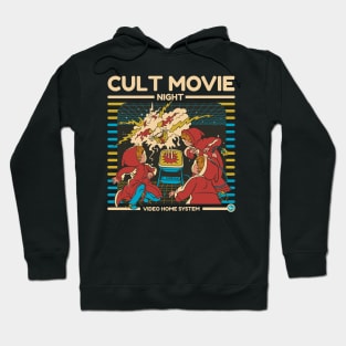 Cult Movie Night Funny Childrens Book Parody Hoodie